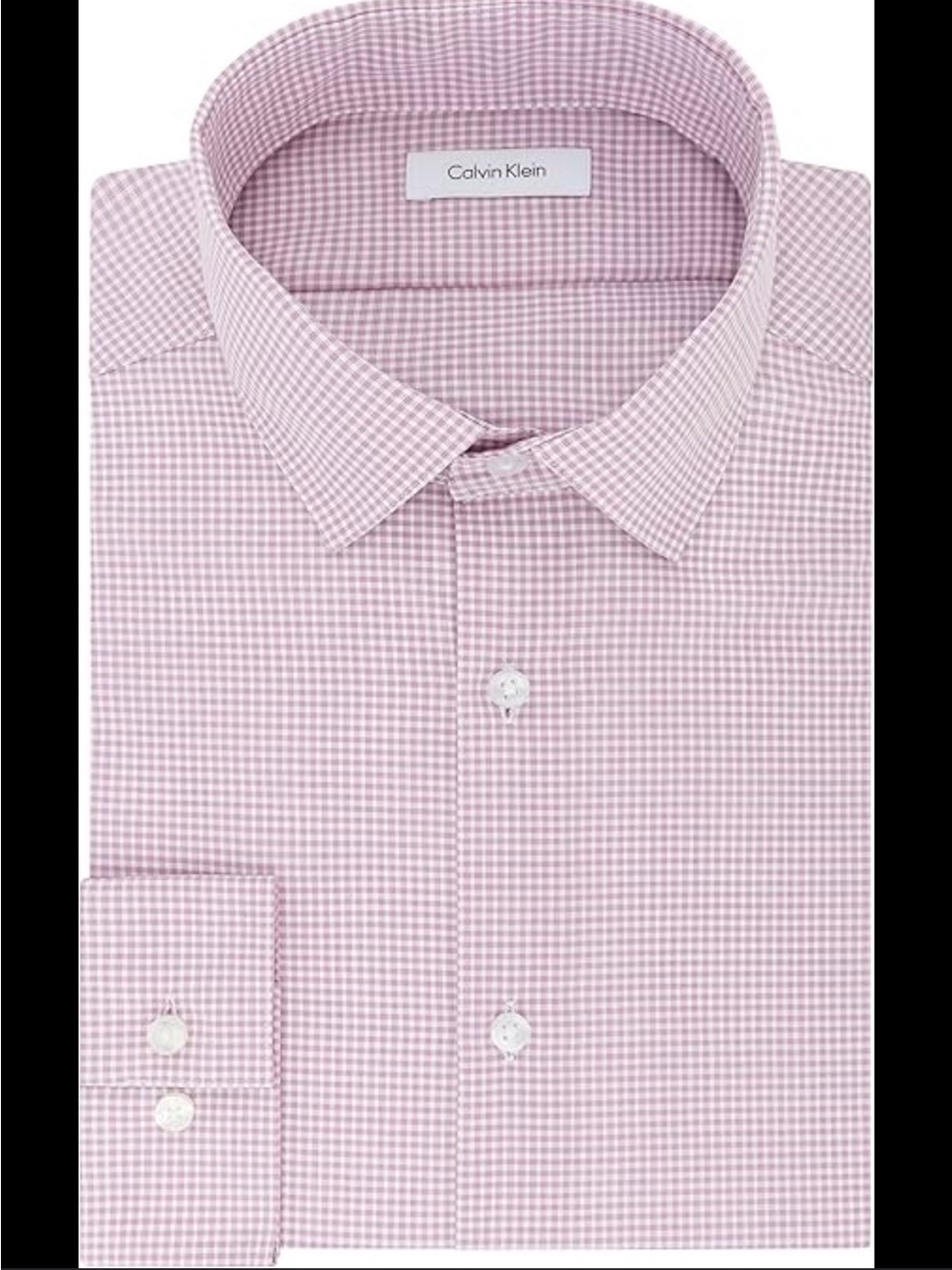 Calvin Klein Micro Gingham Dress Shirt